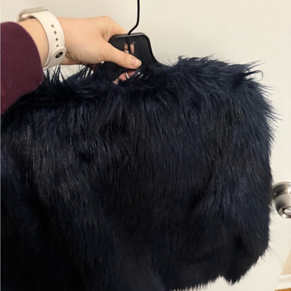 Unreal Fur black shag faux fur jacket - Picture 5 of 5